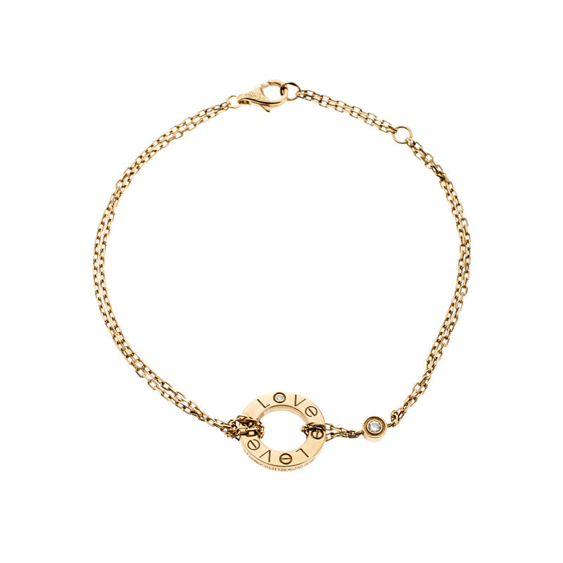 [Olivia JW]LOVE BRACELET 2 DIAMOND