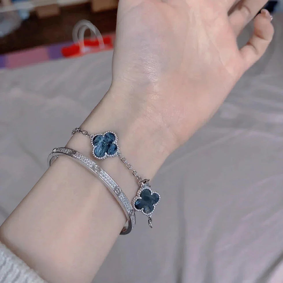 [Everoly JW] CLOVER 5 MOTIF PIETERSITE BRACELET COLLECTION