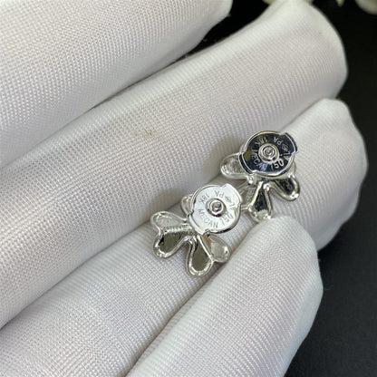 [Olivia JW]FRIVOLE MINI SILVER FLOWER EARRINGS