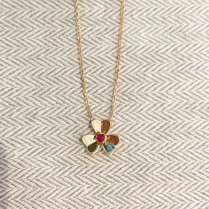 [Olivia JW]FRIVOLE GOLD FLOWER NECKLACE