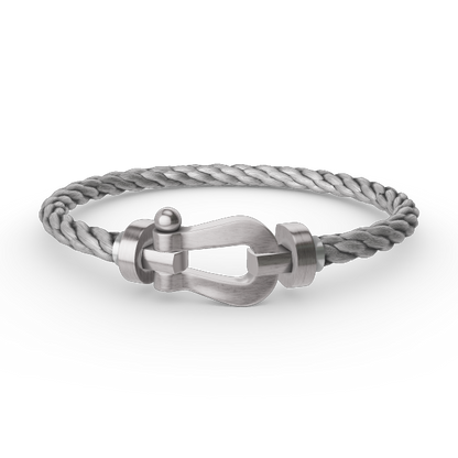 [Everoly JW]FORCE GROSSES HUFEISENARMBAND OHNE DIAMANT SILBER