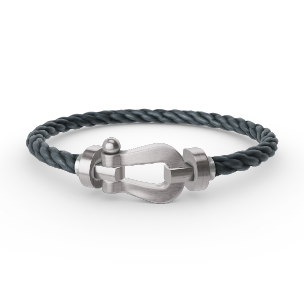 [Everoly JW]FORCE GROSSES HUFEISENARMBAND OHNE DIAMANT SILBER