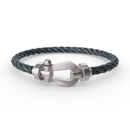 [Everoly JW]FORCE GROSSES HUFEISENARMBAND OHNE DIAMANT SILBER