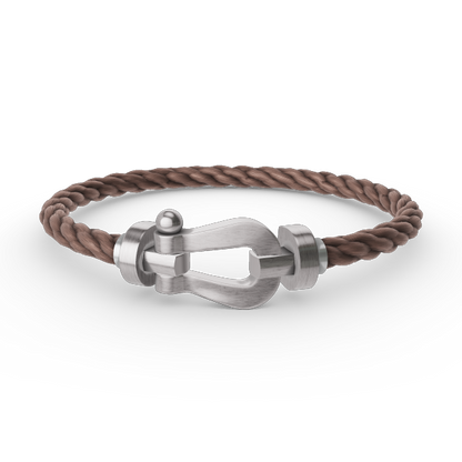 [Everoly JW]FORCE GROSSES HUFEISENARMBAND OHNE DIAMANT SILBER