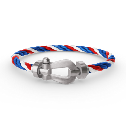 [Everoly JW]FORCE GROSSES HUFEISENARMBAND OHNE DIAMANT SILBER
