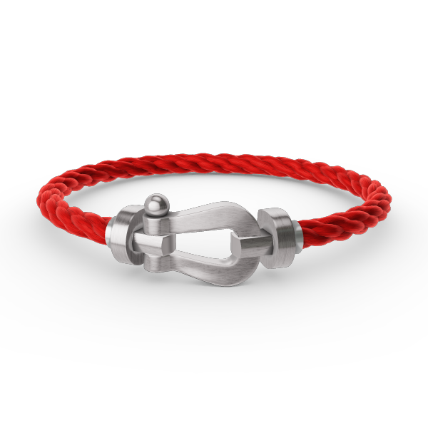 [Olivia JW]FORCE LARGE HORSESHOE NO DIAMOND BRACELET SILVER