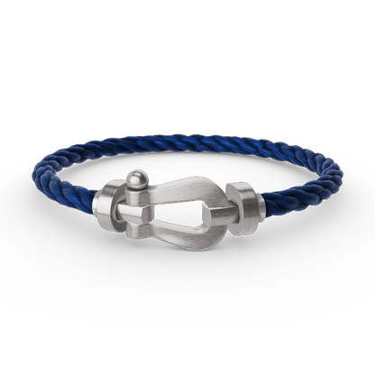 [Everoly JW]FORCE GROSSES HUFEISENARMBAND OHNE DIAMANT SILBER