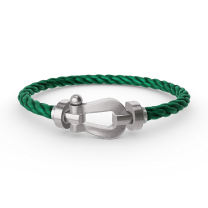 [Everoly JW]FORCE GROSSES HUFEISENARMBAND OHNE DIAMANT SILBER