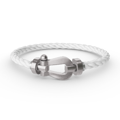 [Everoly JW]FORCE GROSSES HUFEISENARMBAND OHNE DIAMANT SILBER