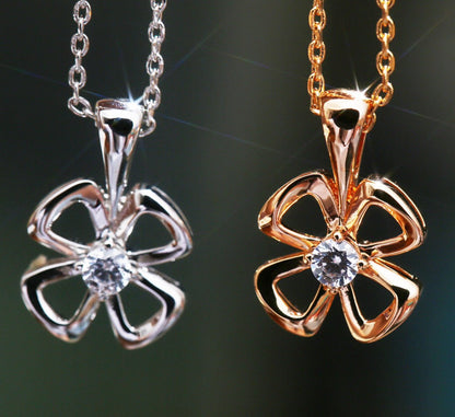 [OLIVIA]FIOREVER NECKLACE DIAMOND CENTER